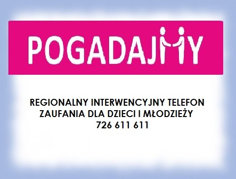 Regionalny Interwencyjny Telefon Zaufania dla Dzieci i Młodzieży-726611611